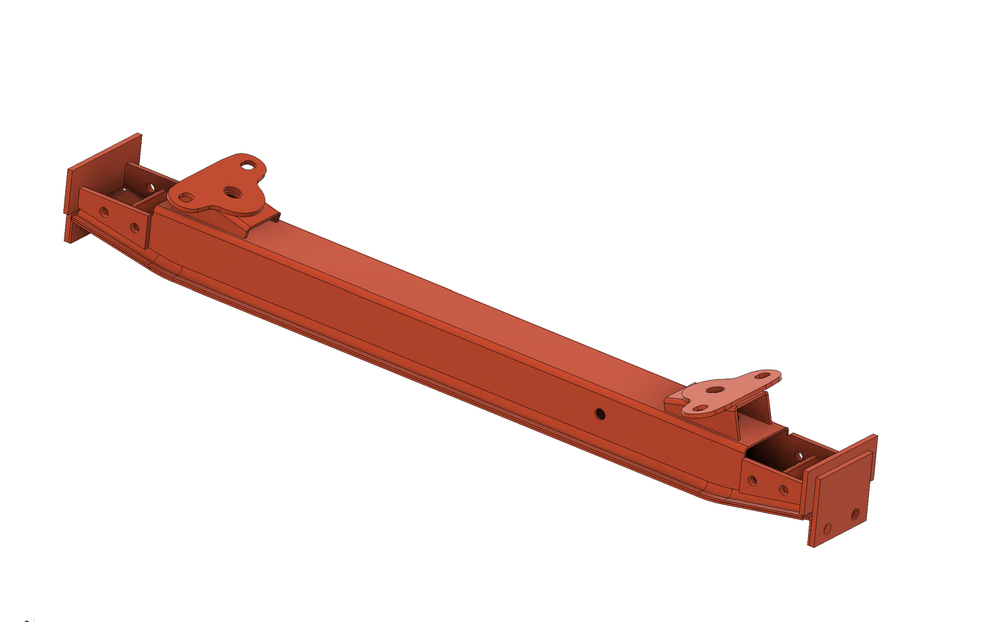 Transmission crossmember 109" military (removable)