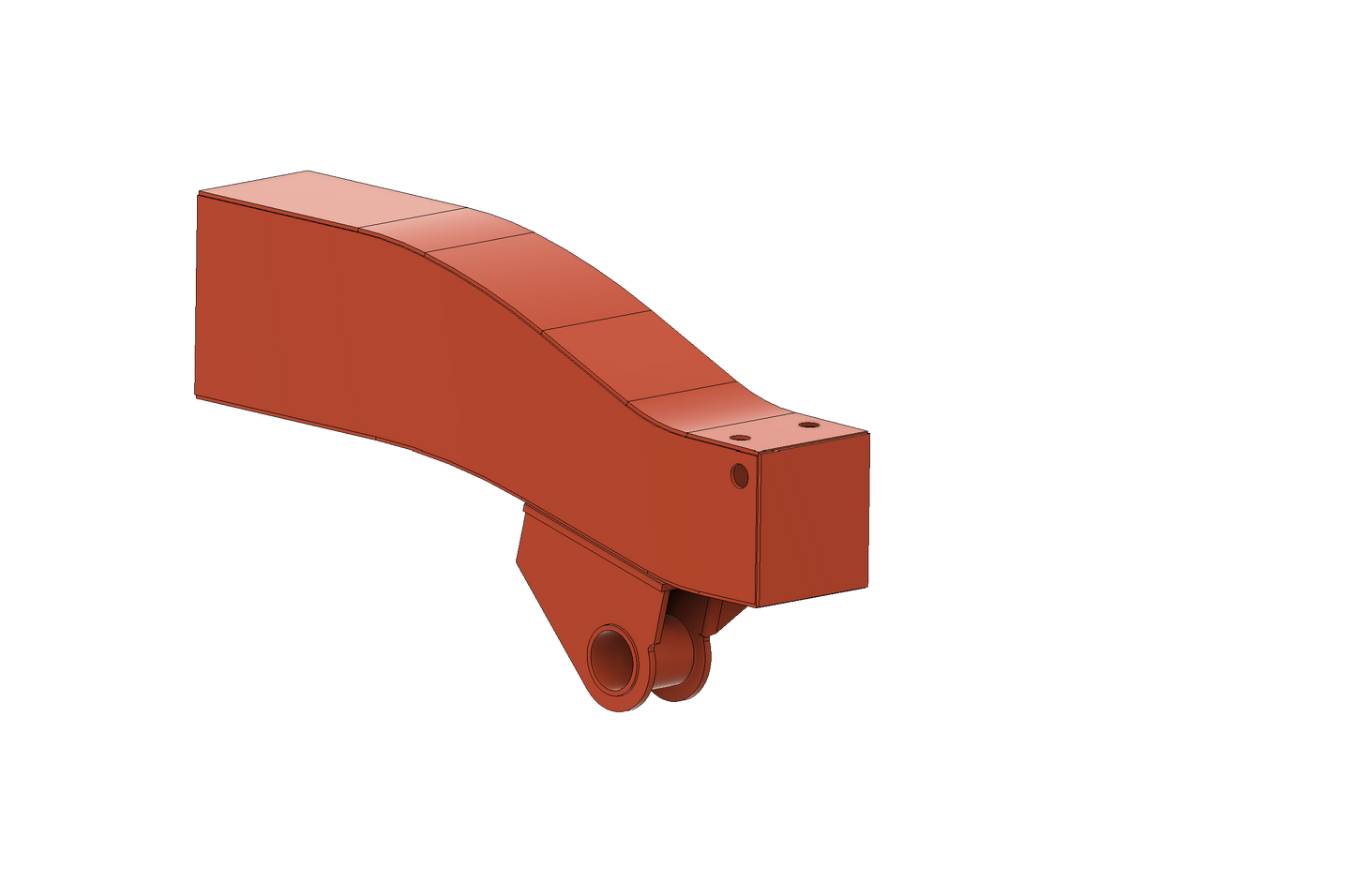 Dumb iron Series 1, 80", narrow spring