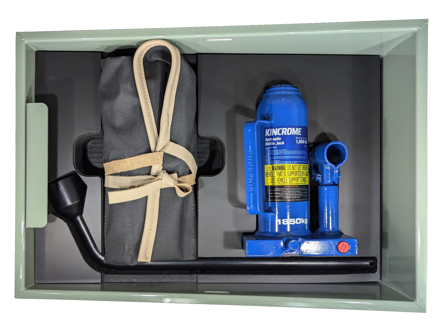 Storage box for centre seat