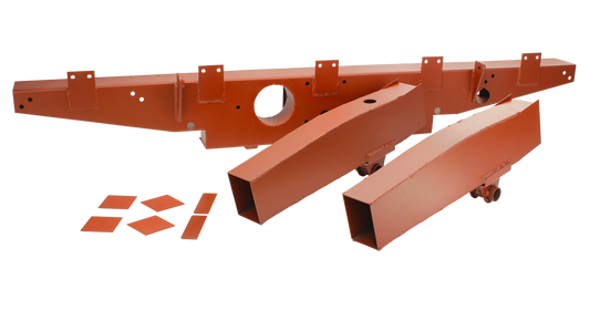 Rear quarter chassis 88" with spring hangers