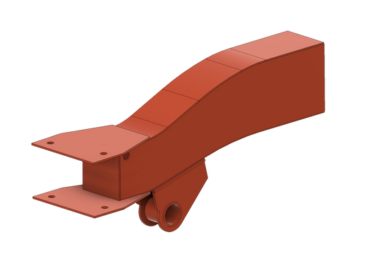 Dumb iron Series 1, 80", narrow spring