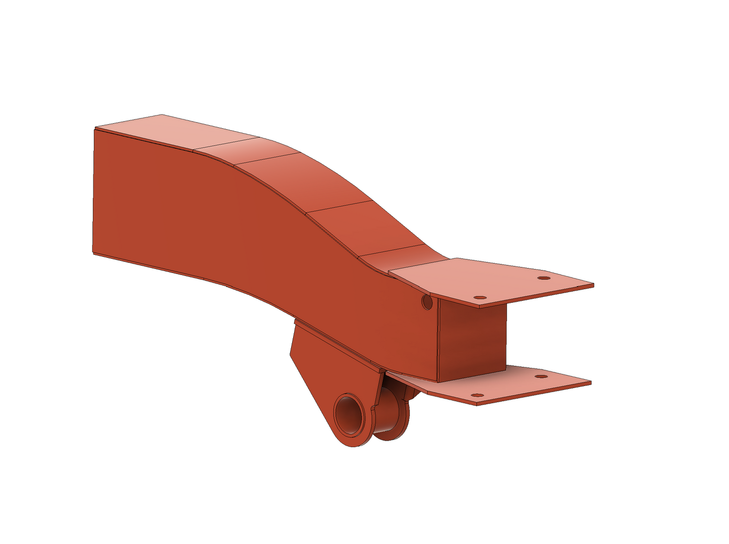 Dumb iron Series 1, 80", narrow spring