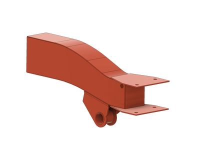 Dumb iron Series 1, 80", narrow spring