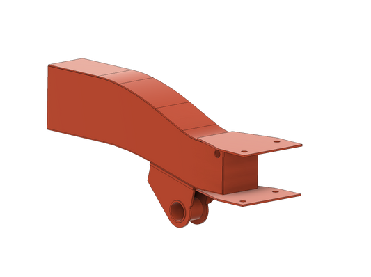 Dumb iron Series 1, 80", narrow spring