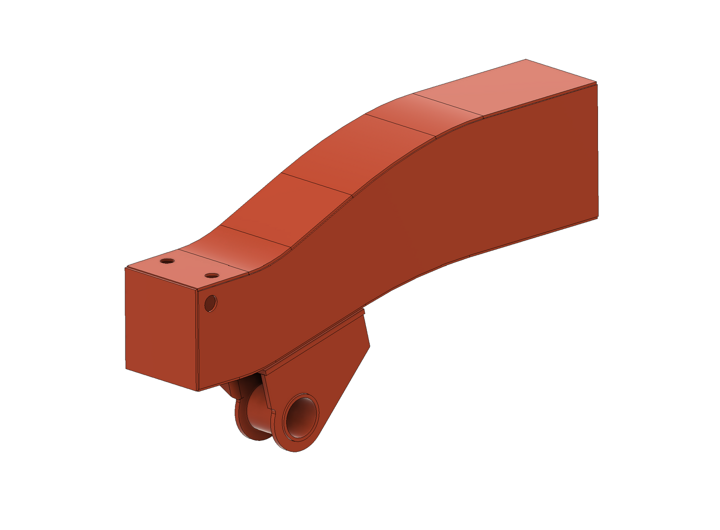 Dumb iron Series 1, 80", narrow spring