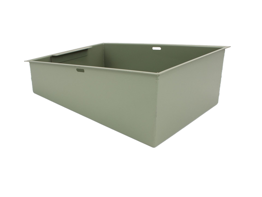 Storage box for centre seat