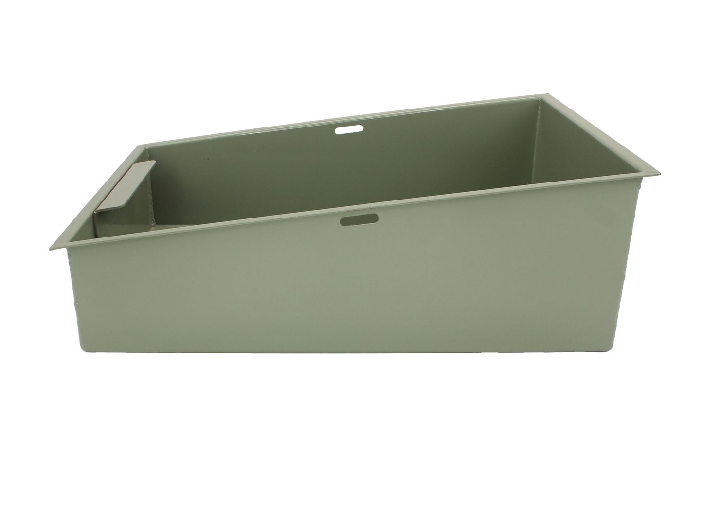 Storage box for centre seat