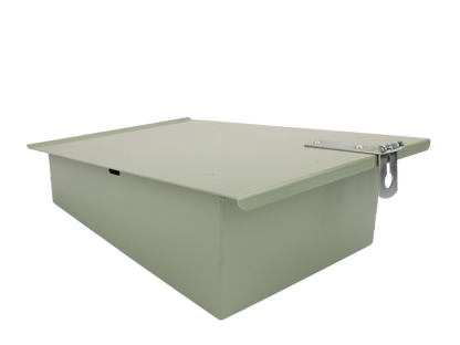 Storage box for centre seat