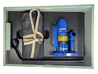 Storage box for centre seat