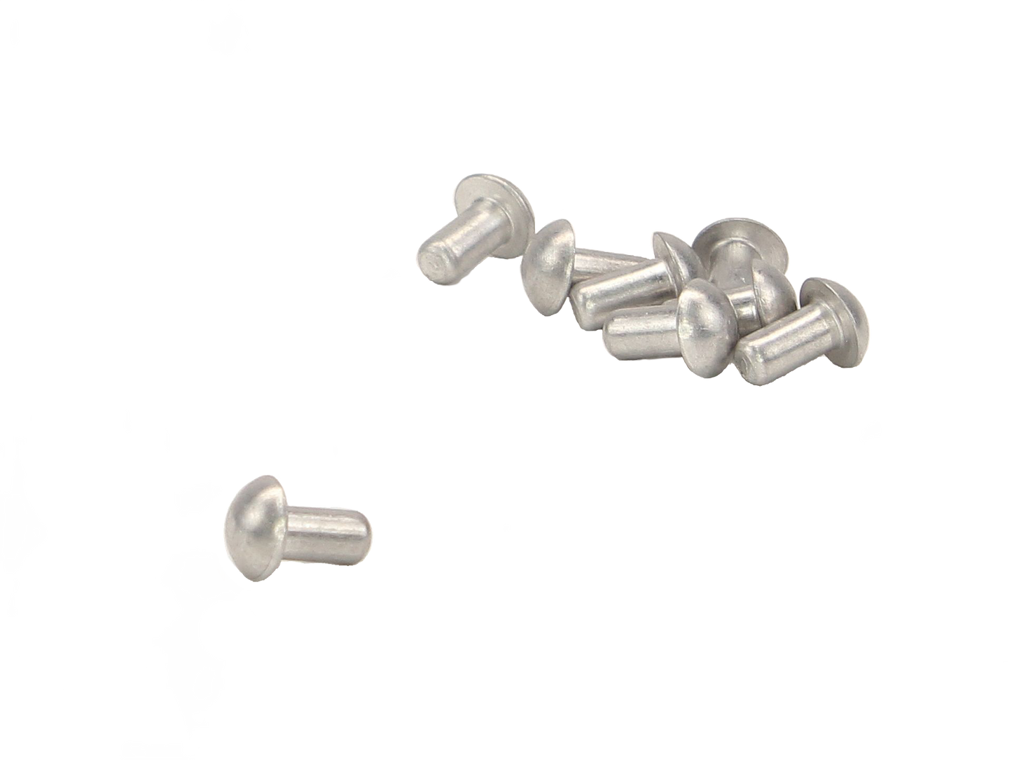 Rivets, solid and semi-tubular