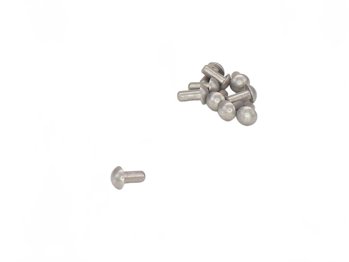 Rivets, solid and semi-tubular