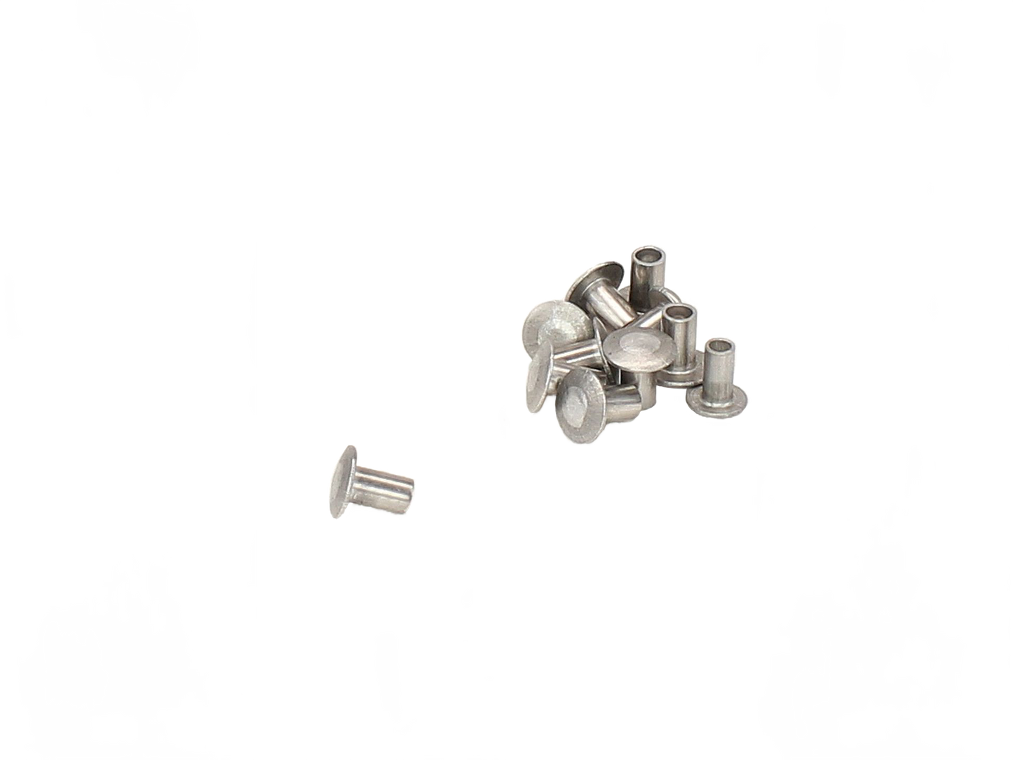 Rivets, solid and semi-tubular