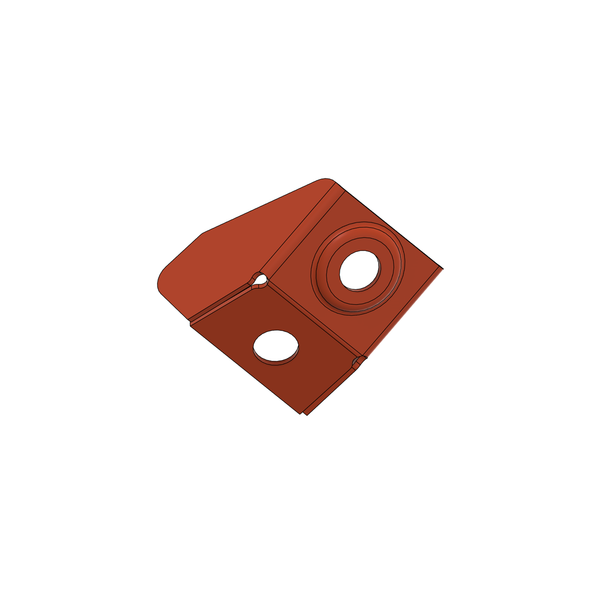 Bonnet frame repair pieces