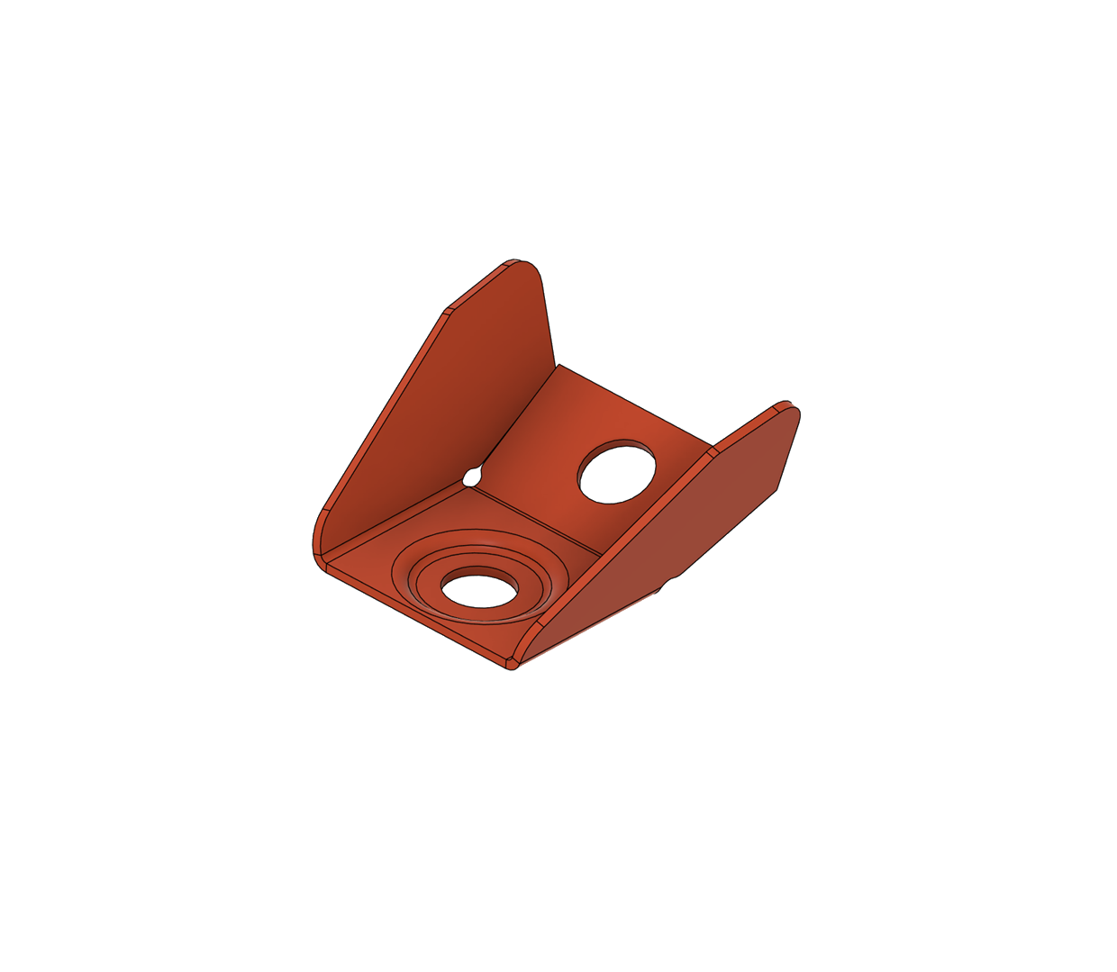 Bonnet frame repair pieces