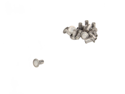 Rivets, solid and semi-tubular