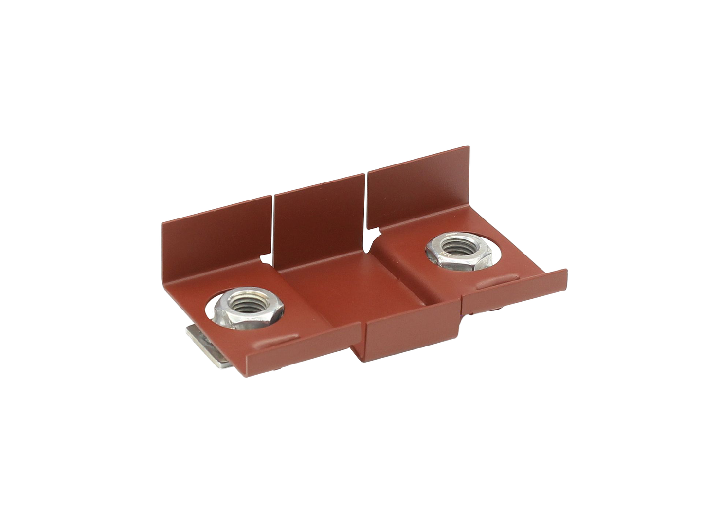 Front door hinge nut plates and cages