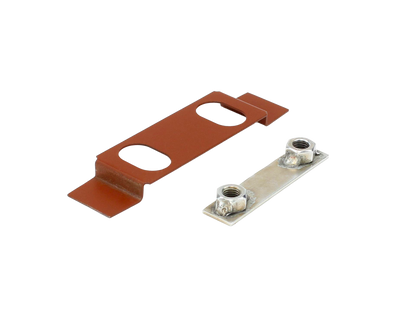Front door hinge nut plates and cages