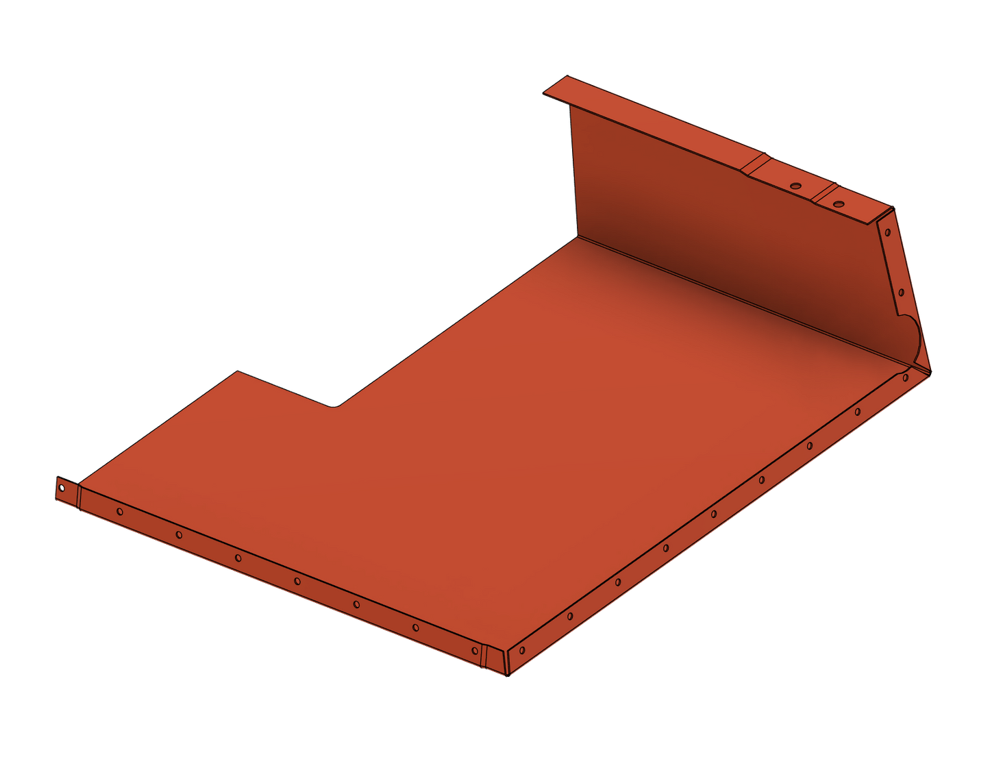 Battery compartment (LHS, passenger's side), seat box, 109"