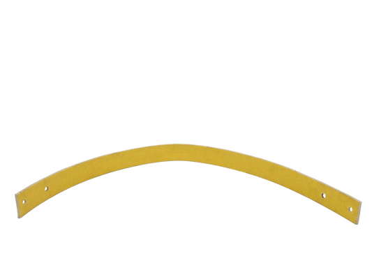 Axle check straps for parabolic springs, extra travel