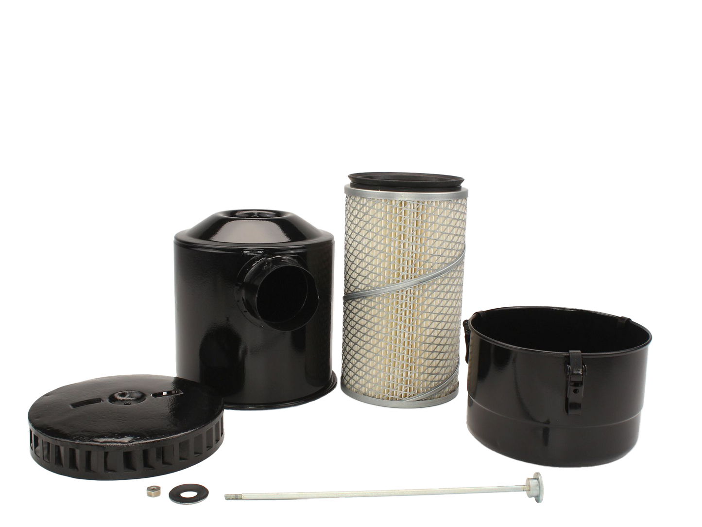 Convert supplied air cleaner to paper element.