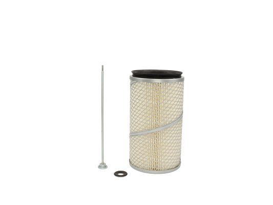 Convert supplied air cleaner to paper element.
