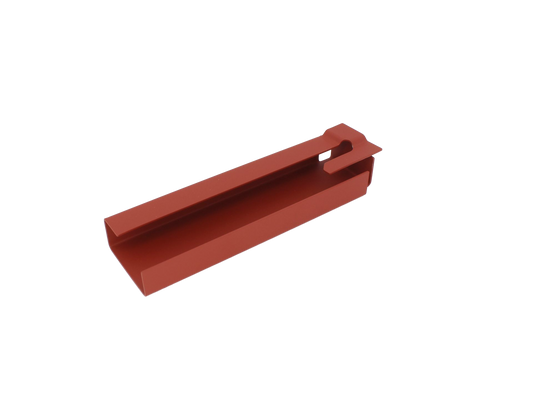 Guide channel for door check strap rod S3 early