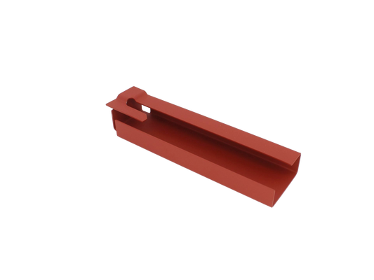 Guide channel for door check strap rod S3 early