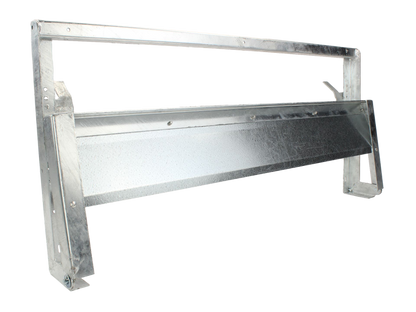 Rear bench seat frame with clips