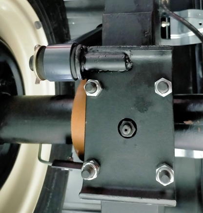 Shock absorber pin.  Weld in replacement for shock absorter plate.