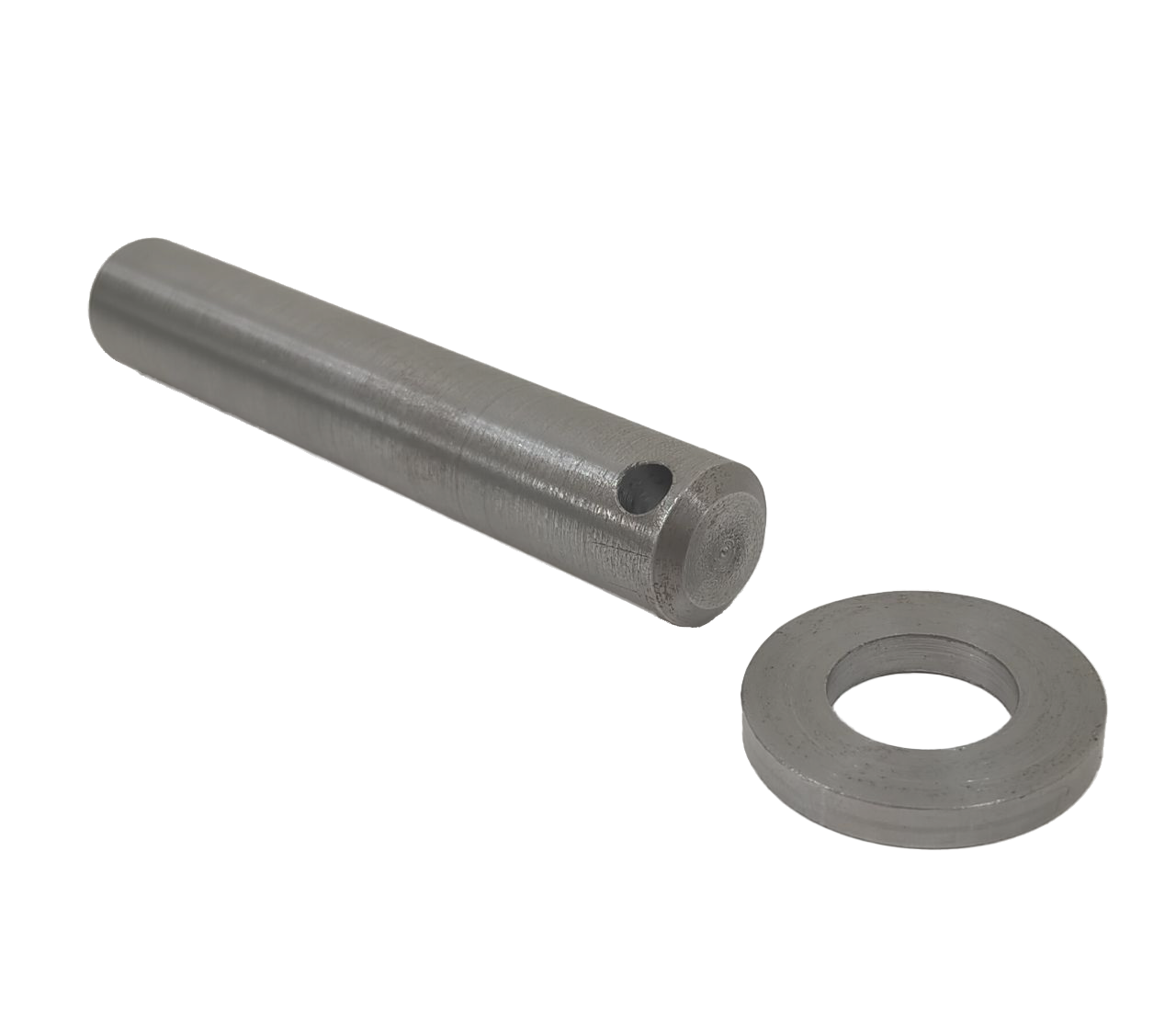 Shock absorber pin.  Weld in replacement for shock absorter plate.