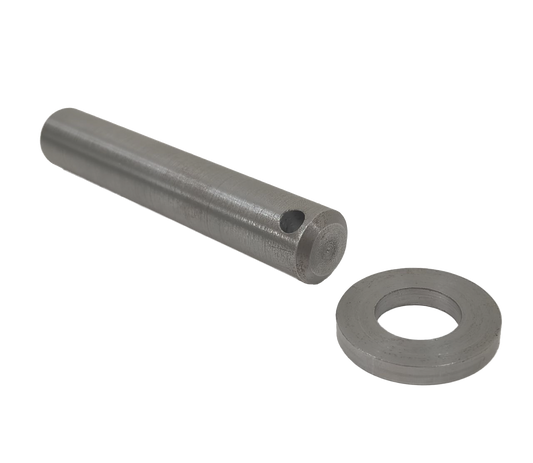 Shock absorber pin.  Weld in replacement for shock absorter plate.