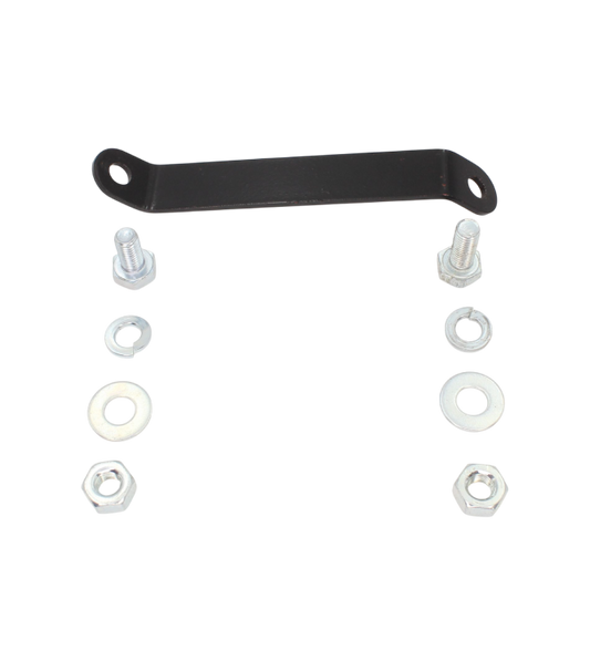 Fan shroud tie bracket with fasteners