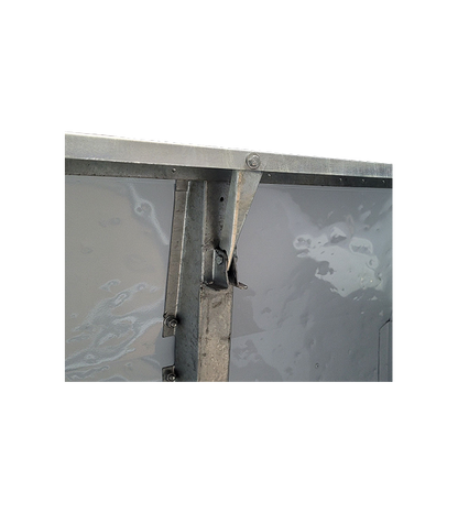 Truck-cab panel brace with fasteners, S2 2a 3, 88"