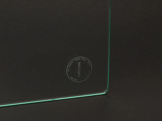 Truck cab slilding window glass